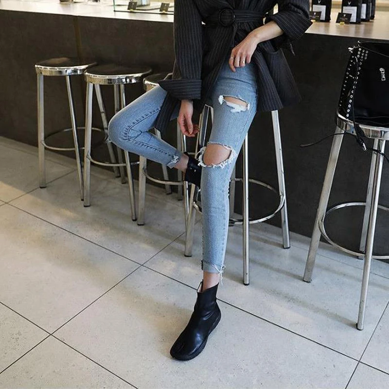 Push Up Skinny Denim Jeans for Women High Waist Ripped Hole Female Pencil Jeans Streetwear Stretch Women Denim Jeans Pants
Push Up Skinny Denim Jeans for Women High Waist Ripped Hole Female Pencil Jeans Streetwear Stretch Women Denim Jeans Pants