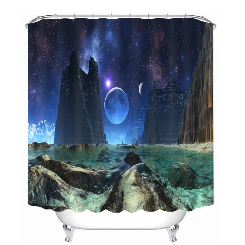 3D Home Starry landscape Pattern Shower Curtain Polyester Fabric Waterproof Shower Curtain Eco-Friendly Bathroom Curtain 
3D Home Starry landscape Pattern Shower Curtain Polyester Fabric Waterproof Shower Curtain Eco-Friendly Bathroom Curtain