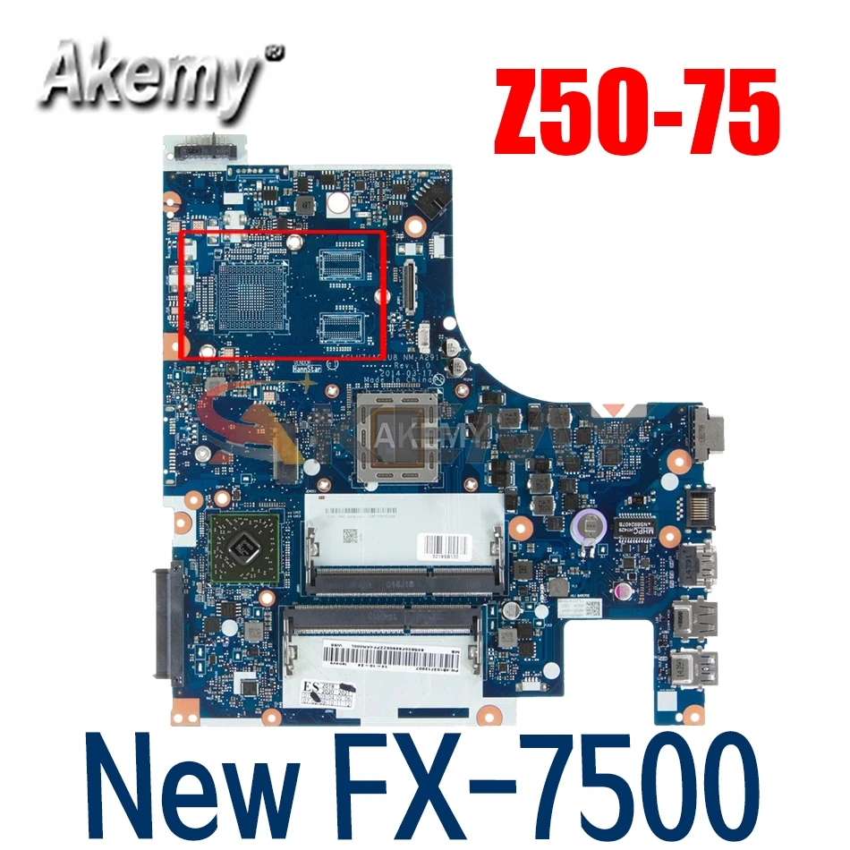 Новая материнская плата ACLU7/ACLU8 NM-A291 для ноутбука Lenovo Z50-75 G50-75M G50-75 G50-75M (для процессора AMD FX-7500) GM
Новая материнская плата ACLU7/ACLU8 NM-A291 для ноутбука Lenovo Z50-75 G50-75M G50-75 G50-75M (для процессора AMD FX-7500) GM