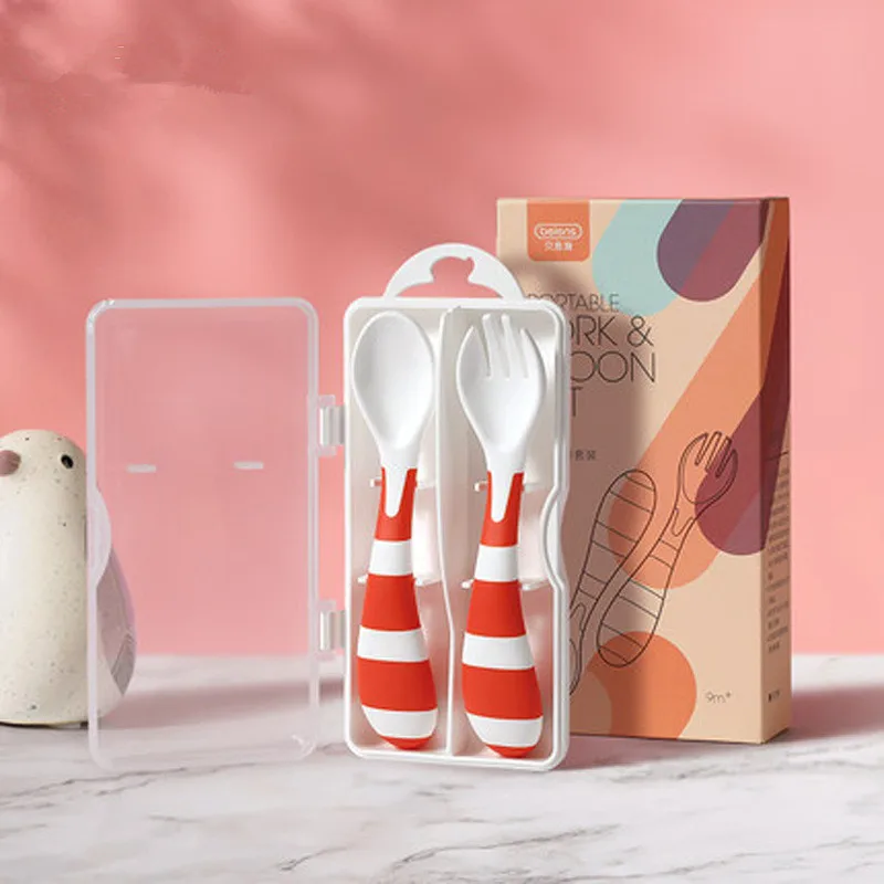 2Ps Silicone Spoon Fork Set Cartoon Portable Infant Learning Tableware Flexible Bendable Baby Utensils with Box Kitchen Flatware
2Ps Silicone Spoon Fork Set Cartoon Portable Infant Learning Tableware Flexible Bendable Baby Utensils with Box Kitchen Flatware
