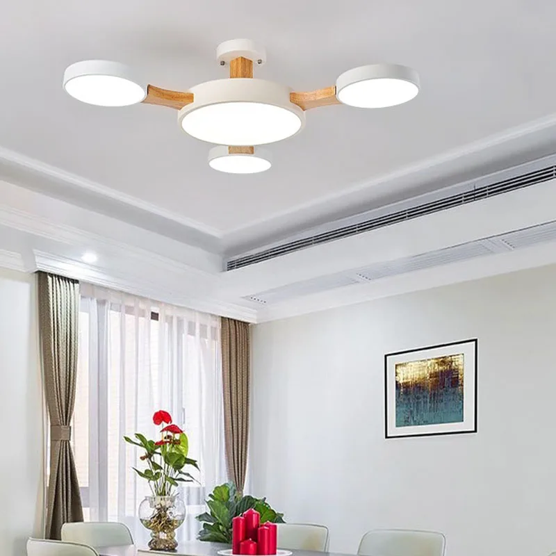 Nordic modern living room LED ceiling light smart remote control dimming lamp bedroom chandelier restaurant lamp hotel lighting
Nordic modern living room LED ceiling light smart remote control dimming lamp bedroom chandelier restaurant lamp hotel lighting