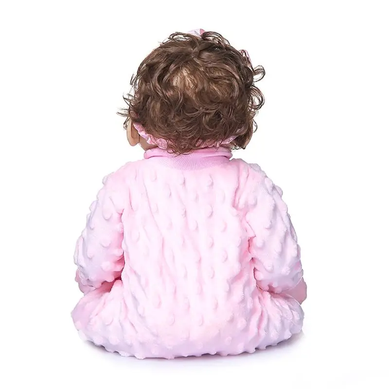 47cm Realistic Doll Full Soft Vinyl Toddler Babies Lifelike Curly Hair Girl Toys F3ME
47cm Realistic Doll Full Soft Vinyl Toddler Babies Lifelike Curly Hair Girl Toys F3ME