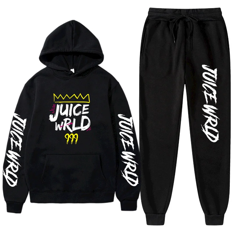 Men Sets Hoodies+Pants Sportswear Juice WRLD Print Fleece Pullover Joggers Sweatpants Autumn Winter Harajuku Casual Tracksuit 
Men Sets Hoodies+Pants Sportswear Juice WRLD Print Fleece Pullover Joggers Sweatpants Autumn Winter Harajuku Casual Tracksuit