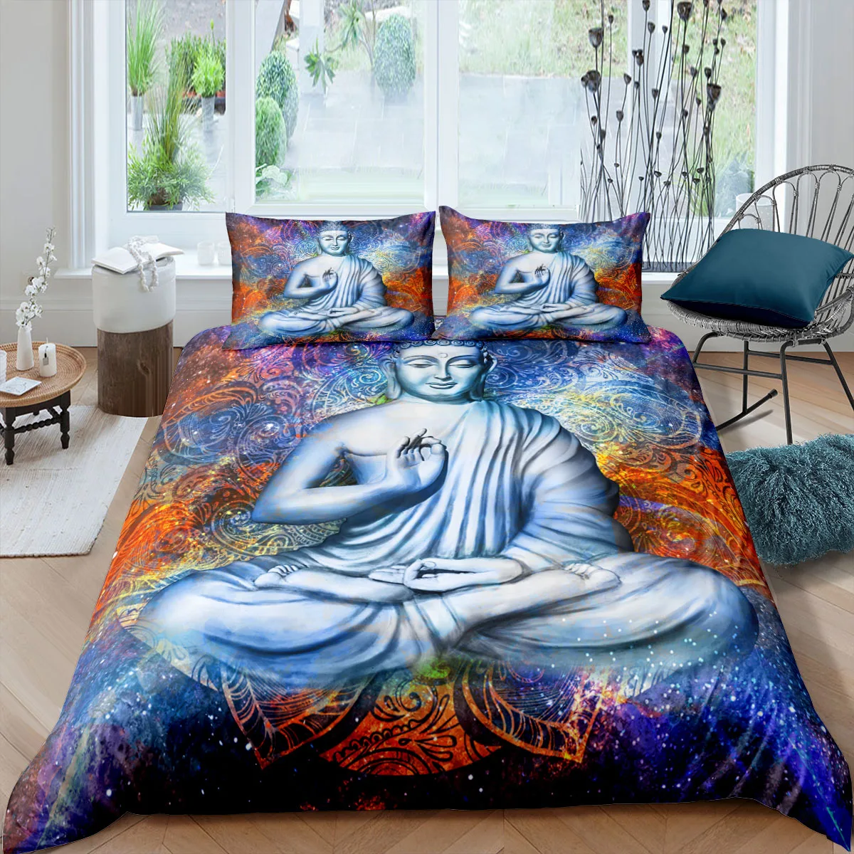 Home Textiles Luxury 3D Buddha Print Duvet Cover Set 2/3 Pcs Pillowcase Kids Bedding Set AU/EU/UK/US Queen and King Size
Home Textiles Luxury 3D Buddha Print Duvet Cover Set 2/3 Pcs Pillowcase Kids Bedding Set AU/EU/UK/US Queen and King Size