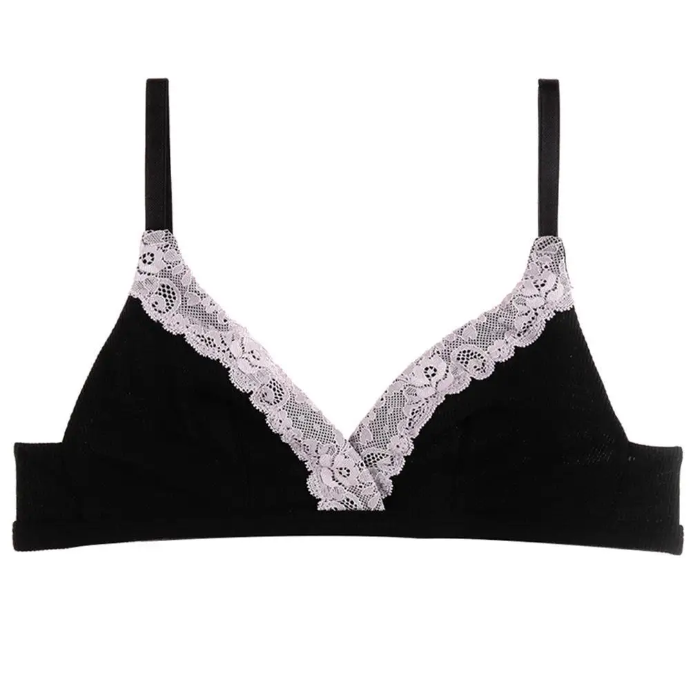 Sexy Bras Underwear Women Color Block Triangle Cup Lace Wireless Cotton Bralette Unpadded Bra Thin Seamless Brassiere Lingeries
Sexy Bras Underwear Women Color Block Triangle Cup Lace Wireless Cotton Bralette Unpadded Bra Thin Seamless Brassiere Lingeries