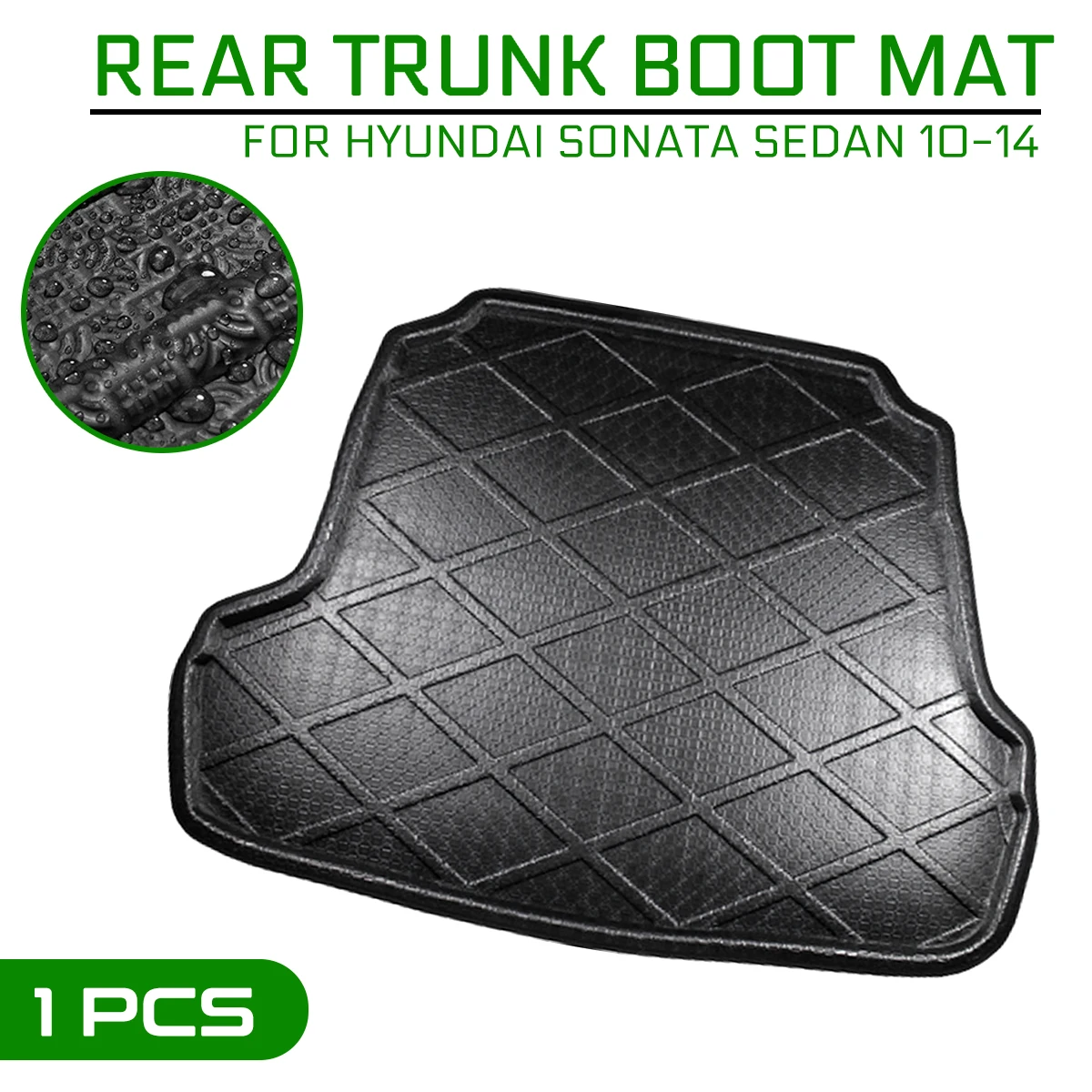 For Hyundai Sonata Sedan 2010 2011 2012 2013 2014 Car Floor Mat Carpet Rear Trunk Anti-mud Cover
For Hyundai Sonata Sedan 2010 2011 2012 2013 2014 Car Floor Mat Carpet Rear Trunk Anti-mud Cover