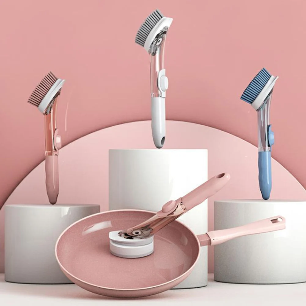 Kitchen Cleaning Brush Long Handle Soap Dispenser Brush With Brush Head Purifying Sponge For Home Kitchen Gadgets Tools
Kitchen Cleaning Brush Long Handle Soap Dispenser Brush With Brush Head Purifying Sponge For Home Kitchen Gadgets Tools
