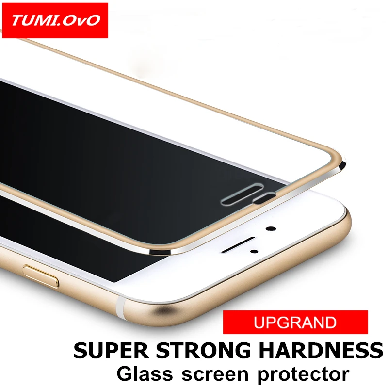 Закаленное 3d стекло из алюминиевого сплава для iPhone 5 SE 6 6S 7 8 Plus полноэкранная