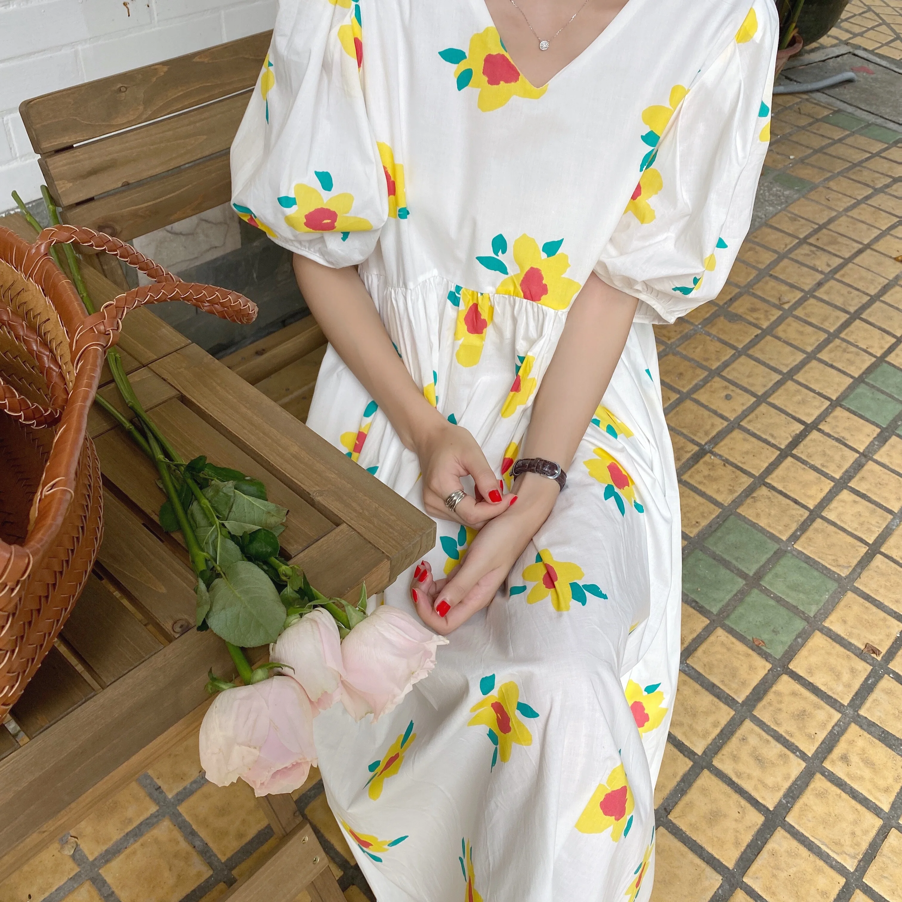 Hzirip Summer Florals Chic A-Line All Match Fashion Sweet 2021 Hot Femme Printed Short Sleeves Loose Casual New Long Dress
Hzirip Summer Florals Chic A-Line All Match Fashion Sweet 2021 Hot Femme Printed Short Sleeves Loose Casual New Long Dress