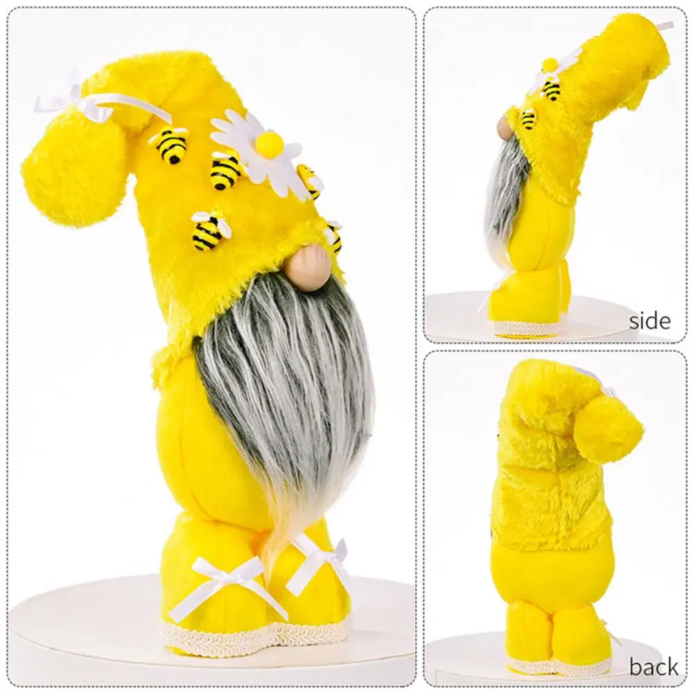 Faceless Doll Eye-catching Cartoon Fabric Bee Gnomes Plush Toy Decoration for Kids
Faceless Doll Eye-catching Cartoon Fabric Bee Gnomes Plush Toy Decoration for Kids