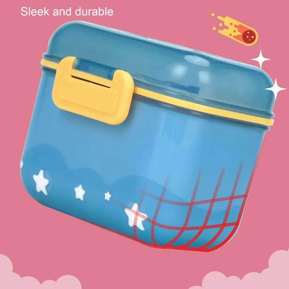 With Fork And Spoon Waterproof And Leak-proof Large-capacity Handy Milk Powder Box Double-sealed Infants Milk Powder Box
With Fork And Spoon Waterproof And Leak-proof Large-capacity Handy Milk Powder Box Double-sealed Infants Milk Powder Box