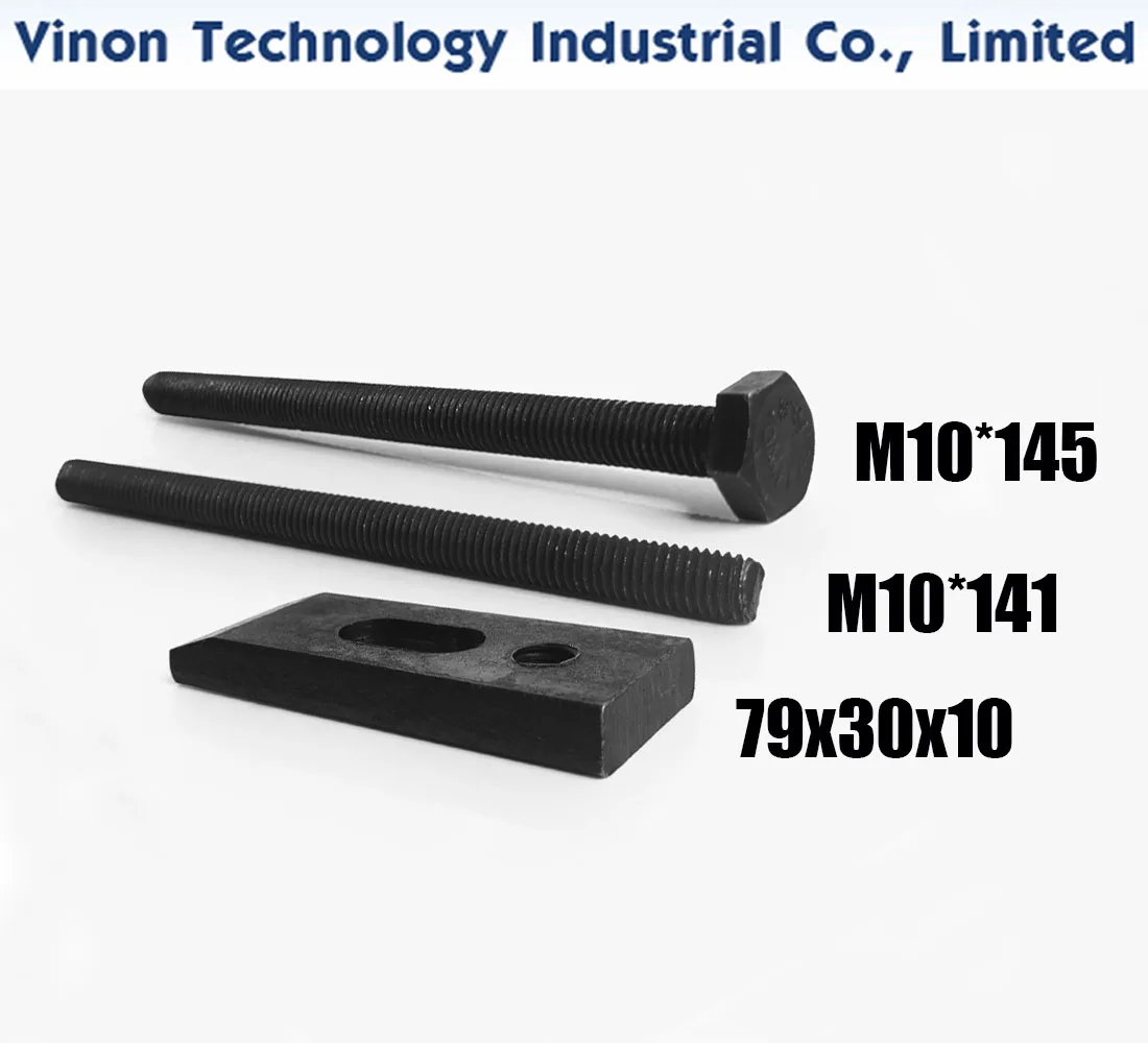 EDM Hat Screw M10x145mm, Hatless Screw M10x141mm, Plate 79x30x10mm Used for High Speed Medium Speed Wire Cutting Machine
EDM Hat Screw M10x145mm, Hatless Screw M10x141mm, Plate 79x30x10mm Used for High Speed Medium Speed Wire Cutting Machine
