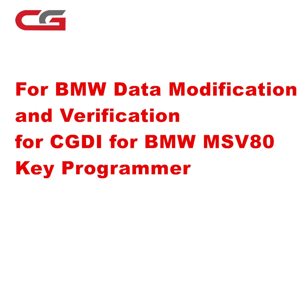 Для модификации данных BMW и проверки CGDI Prog для BMW MSV80 ключевой программатор
Для модификации данных BMW и проверки CGDI Prog для BMW MSV80 ключевой программатор