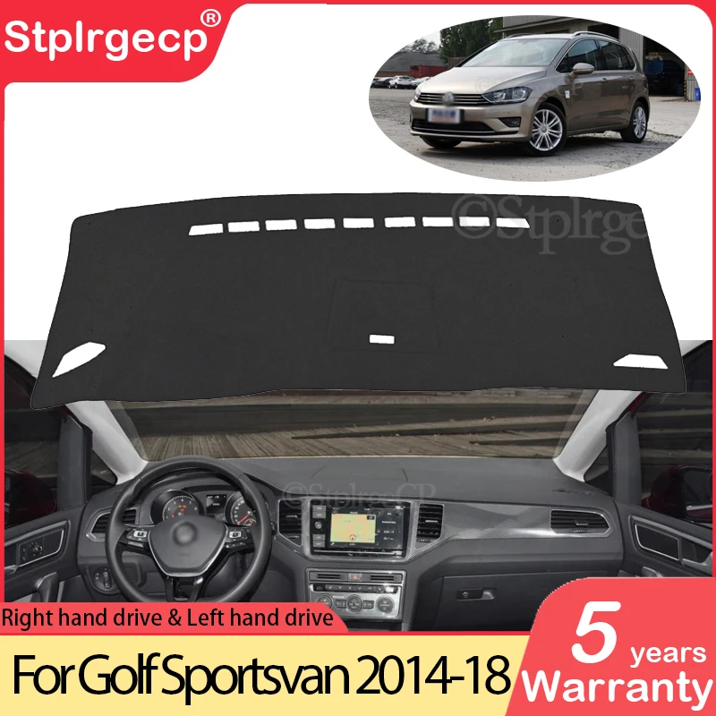 Противоскользящий коврик для VW Volkswagen Golf SV Sportsvan 2014 ~ 2018, накладка на приборную панель, ковер от солнца, аксессуары для коврика 2015 2016
Противоскользящий коврик для VW Volkswagen Golf SV Sportsvan 2014 ~ 2018, накладка на приборную панель, ковер от солнца, аксессуары для коврика 2015 2016
