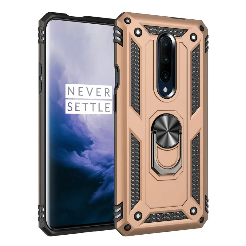 Чехол для Oneplus 7Pro чехол 7 Pro металлическое кольцо задняя крышка роскошный