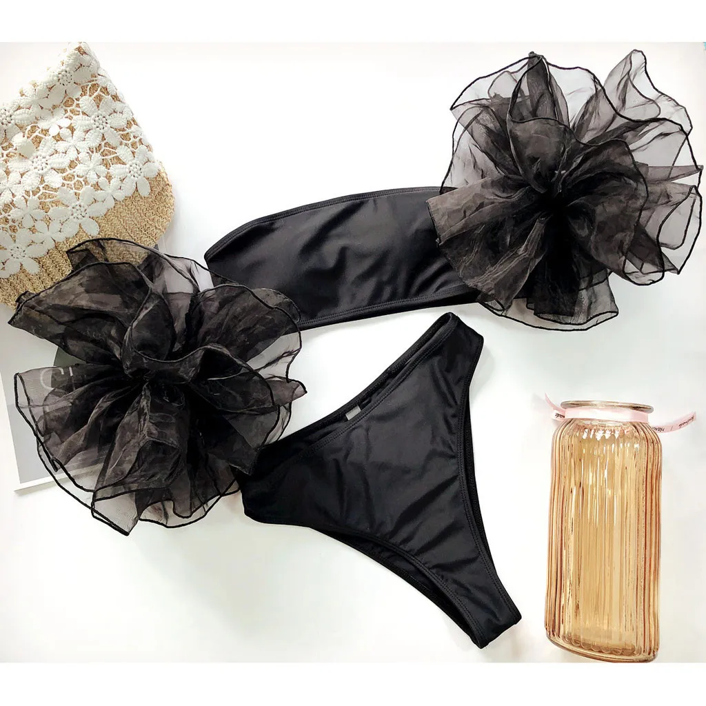 High Waist Bikini 2021 Sexy Solid Swimwear Women Swimsuit High Leg Cut Bandeau Off Shoulder Strapless Bikinis Set Bathing Suit
High Waist Bikini 2021 Sexy Solid Swimwear Women Swimsuit High Leg Cut Bandeau Off Shoulder Strapless Bikinis Set Bathing Suit