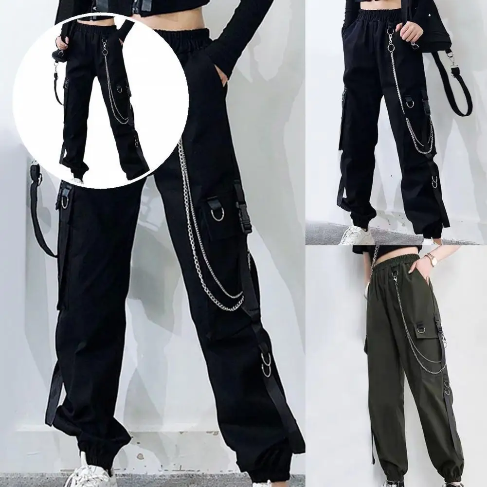 Брюки-карго женские с ремешком на щиколотке, на весну
Брюки-карго женские с ремешком на щиколотке, на весну