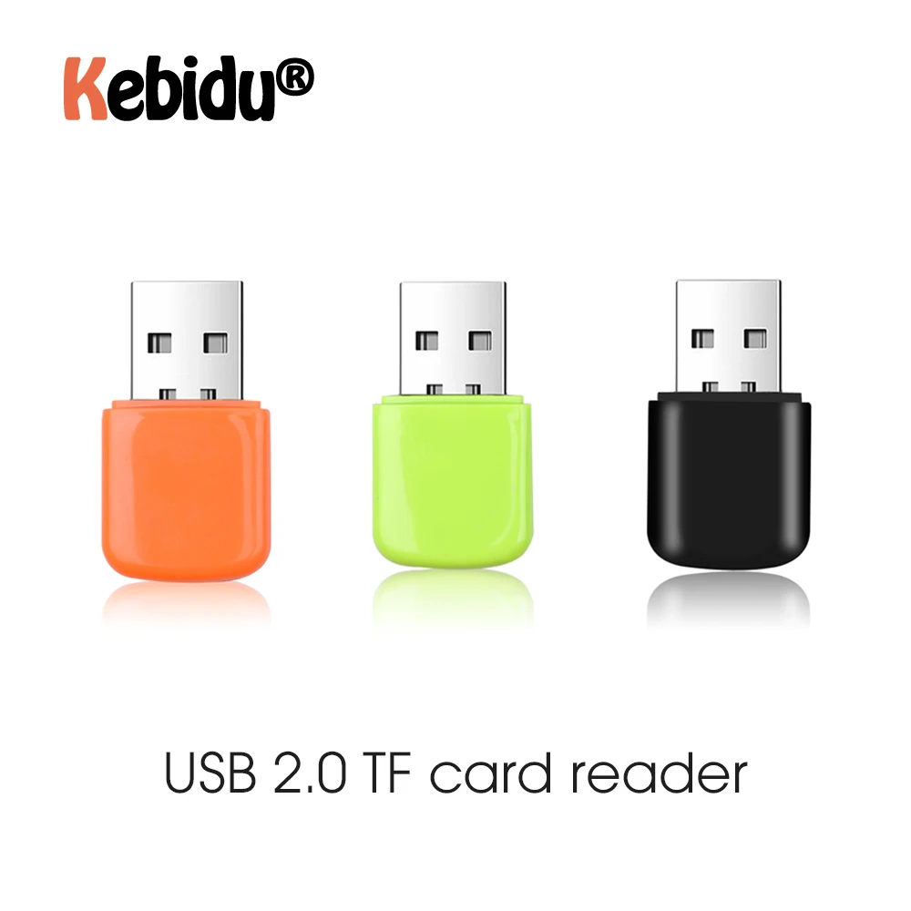 

Mini USB Adapter High Speed USB 2.0 Card Read For Micro SD Flash TF Memory Card Reader MicroSD Transflash To Adapter Colorful