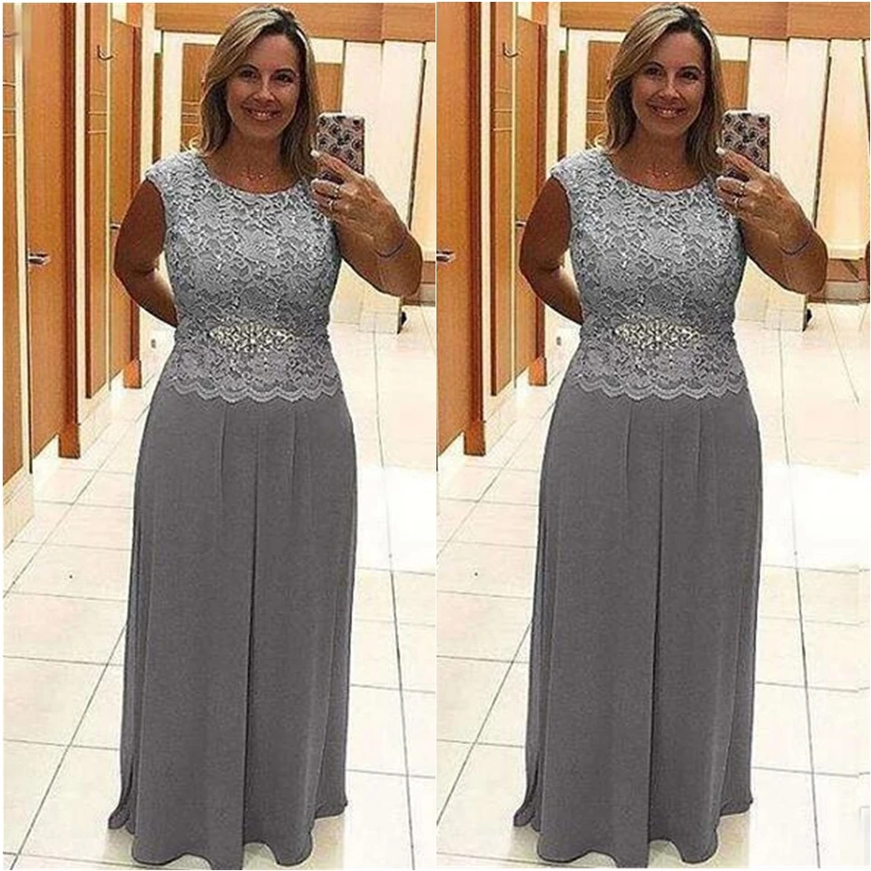 Mother Of the Bride Dress Prom Party Gown Formal Dress O-Neck Lace Chiffon Beaded Custom Sleeveless Ankle-Length Free Shipping
Mother Of the Bride Dress Prom Party Gown Formal Dress O-Neck Lace Chiffon Beaded Custom Sleeveless Ankle-Length Free Shipping