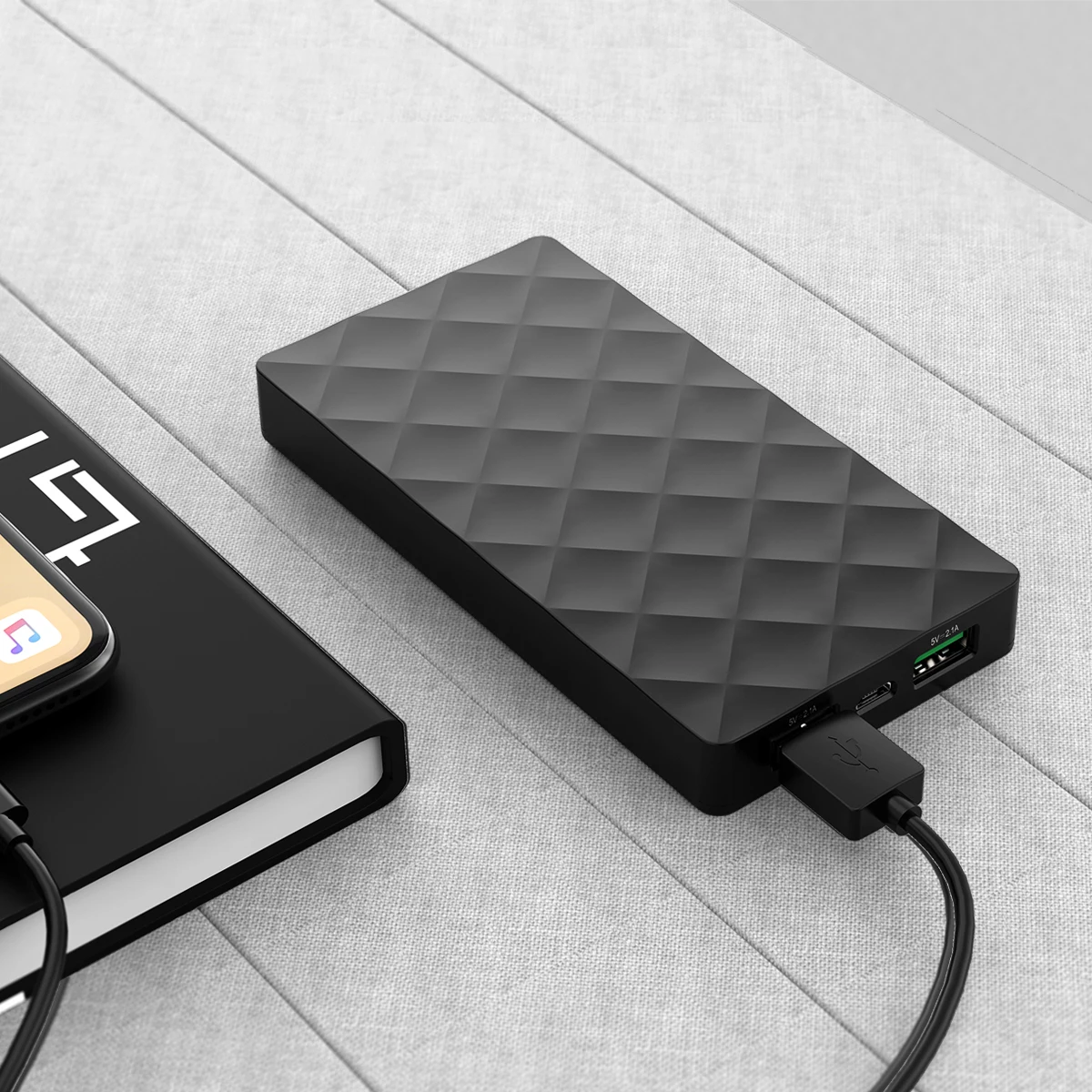 Внешний аккумулятор ORICO на 10000 мА · ч с двумя USB портами|battery micro usb|portable powerpower bank |