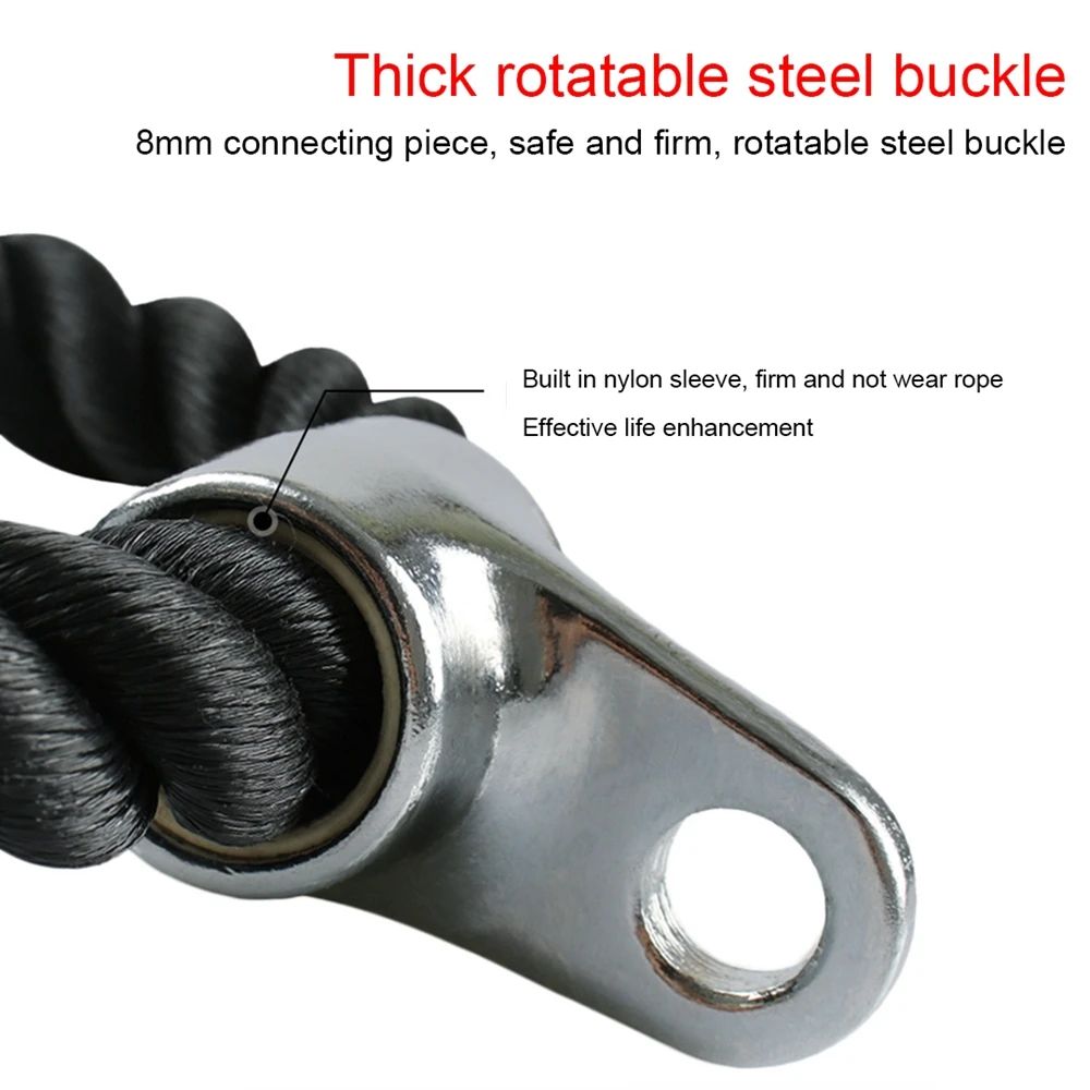 Strength Trainning Triceps Rope Fitness Equipment Nylon Drawstring Biceps Triceps Back shoulder Exercise For Home Gym Pulldown
Strength Trainning Triceps Rope Fitness Equipment Nylon Drawstring Biceps Triceps Back shoulder Exercise For Home Gym Pulldown