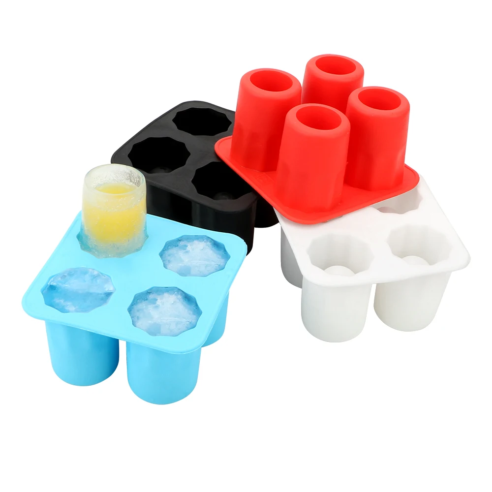 4 Holes Silicone Ice Cup Ice Maker Mold Ice Cream Chocolate Pudding Mold Whisky Bar Party Drinking Supplies
4 Holes Silicone Ice Cup Ice Maker Mold Ice Cream Chocolate Pudding Mold Whisky Bar Party Drinking Supplies