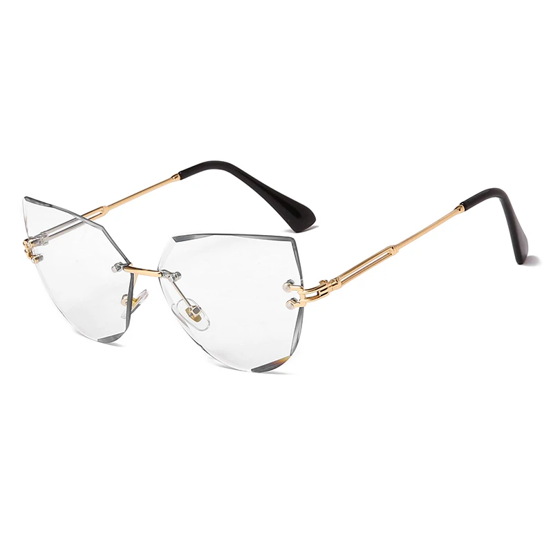 Rimless Cat Eye Sunglasses Luxury Brand Design Women Metal Sun glasses Fashion Lady Shades UV400 Eyewear oculos gafas de sol
Rimless Cat Eye Sunglasses Luxury Brand Design Women Metal Sun glasses Fashion Lady Shades UV400 Eyewear oculos gafas de sol