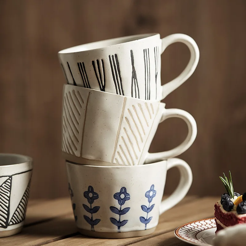 Creative Hand-painted Coffee Mug Rough Pottery Vintage Creative Christmas Gift StarBuck Coffee Milk Cup
Creative Hand-painted Coffee Mug Rough Pottery Vintage Creative Christmas Gift StarBuck Coffee Milk Cup