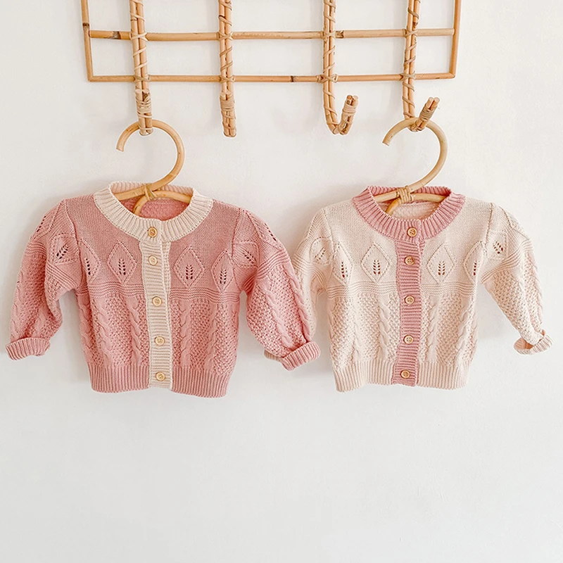 0-2Yrs 2020 Spring Autumn Baby Girls Coat Baby Children Clothing Girls Sweet Pure Color Long Sleeve Knit Kids Cardigan Coat
0-2Yrs 2020 Spring Autumn Baby Girls Coat Baby Children Clothing Girls Sweet Pure Color Long Sleeve Knit Kids Cardigan Coat