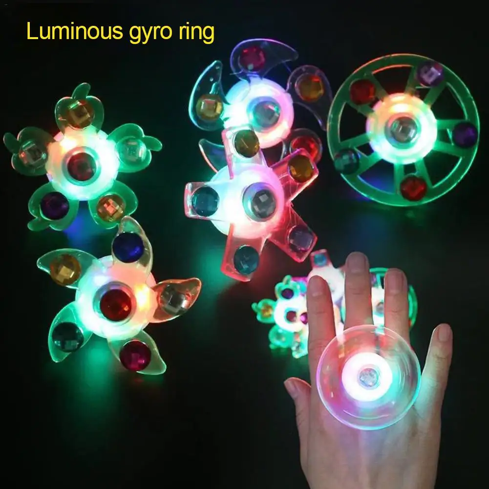 10PCS Glow In The Dark Luminous Flash Rotating Gyro Ring Gyro Bracelet Toy Flash Gifts LED Lights Toys For Child Playing Night
10PCS Glow In The Dark Luminous Flash Rotating Gyro Ring Gyro Bracelet Toy Flash Gifts LED Lights Toys For Child Playing Night