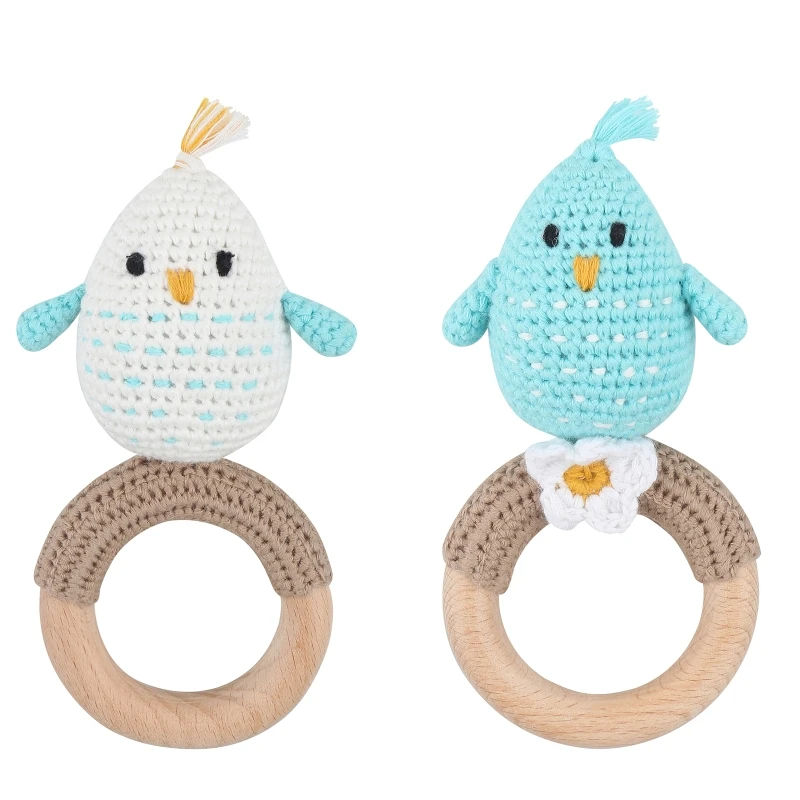 67JC Baby Wooden Teether Ring DIY Crochet Animal Rattle Infant Teething Nursing Soother Molar Toys for Newborn Shower Gifts
67JC Baby Wooden Teether Ring DIY Crochet Animal Rattle Infant Teething Nursing Soother Molar Toys for Newborn Shower Gifts