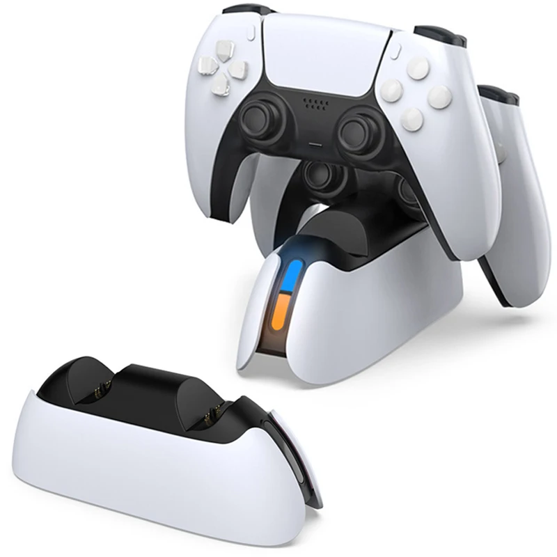 PS5 Controller Dual Fast Charger USB Type-C Charging Dock Station LED Storage Holder Stand For PlayStation 5 Gamepad Accessories
PS5 Controller Dual Fast Charger USB Type-C Charging Dock Station LED Storage Holder Stand For PlayStation 5 Gamepad Accessories