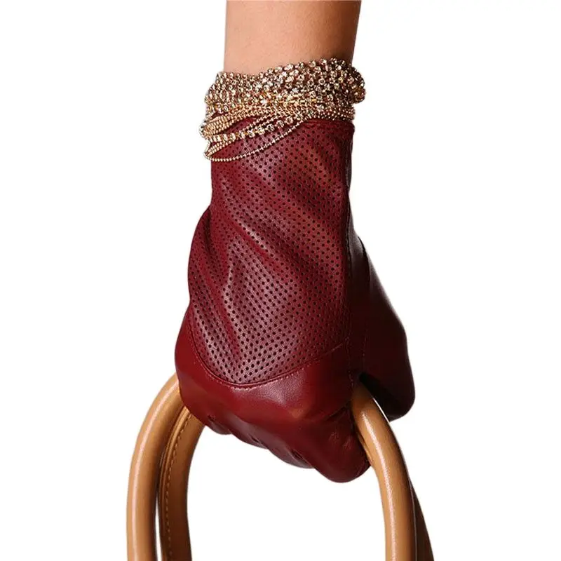 Перчатки женские из натуральной кожи, модные однотонные из овечьей кожи, на пуговицах, для вождения, L090NN
Перчатки женские из натуральной кожи, модные однотонные из овечьей кожи, на пуговицах, для вождения, L090NN