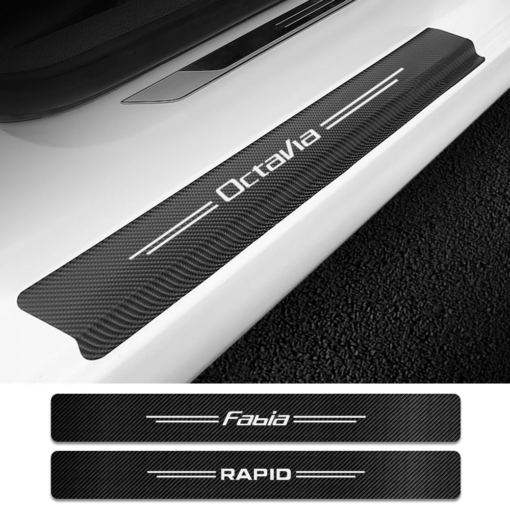 4 шт. защитные наклейки на пороги для skoda octavia 2 a7 a5 fabia 3 superb fast 3 kodiaq scala karoq kamiq аксессуары 
4 шт. защитные наклейки на пороги для skoda octavia 2 a7 a5 fabia 3 superb fast 3 kodiaq scala karoq kamiq аксессуары