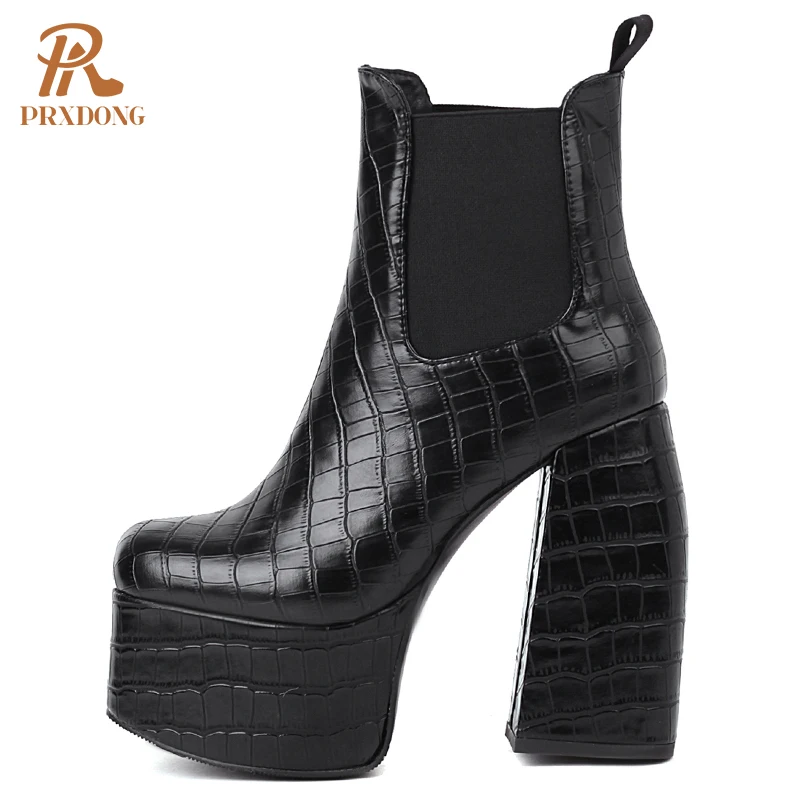 Women Stretch Short Ankle Boots Top Quality Elastic Microfiber Leather Super High Heel Thick Platform Black Lady Shoes Plus Size
Women Stretch Short Ankle Boots Top Quality Elastic Microfiber Leather Super High Heel Thick Platform Black Lady Shoes Plus Size