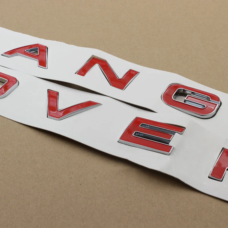 Хромированные грани буквы Эмблема для RANGE ROVER Evoque Velar SV автобиография