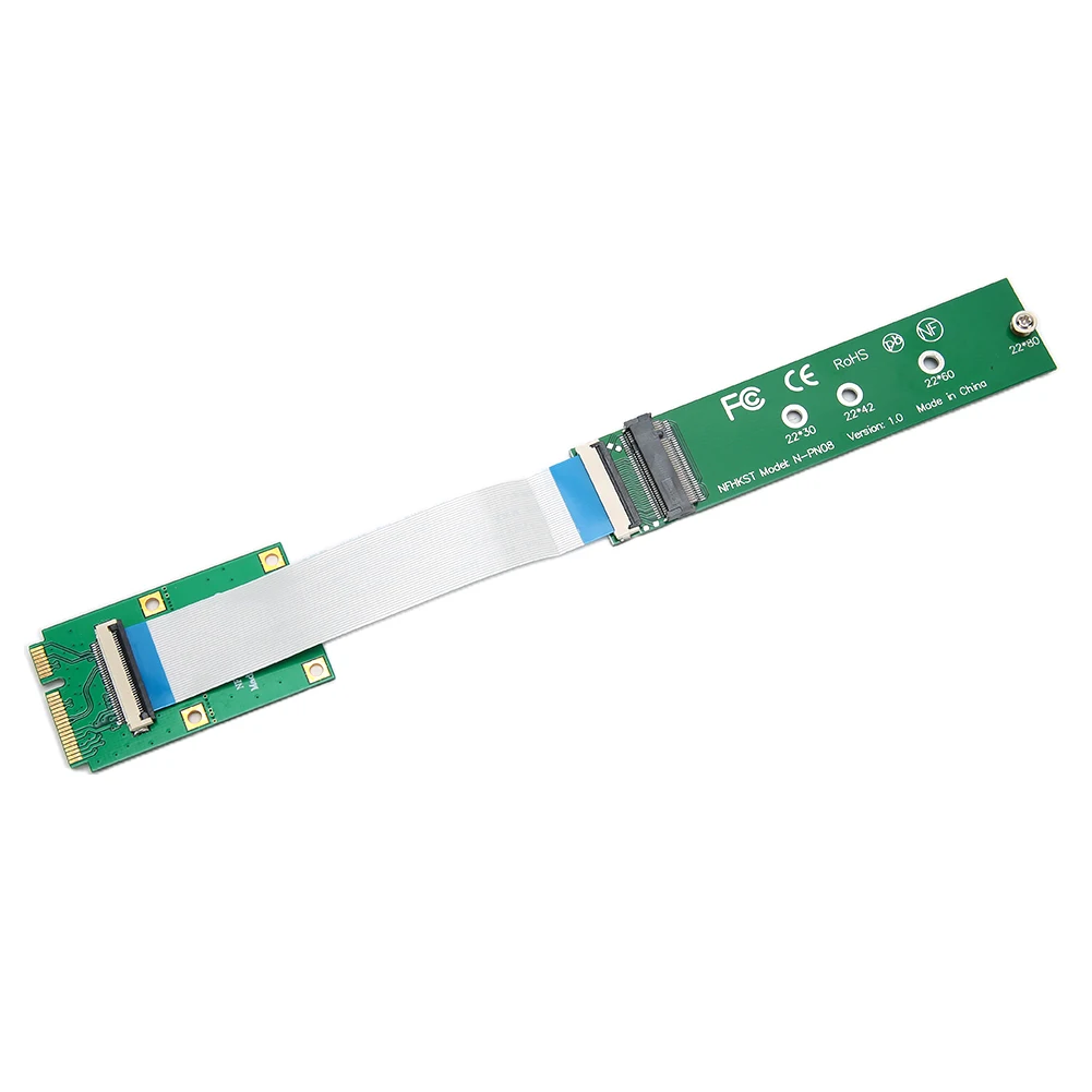 Adapter Card MINI PCIE to NVMe M.2 NGFF SSD Converter for 2230/2242/2260/2280 M.2
Adapter Card MINI PCIE to NVMe M.2 NGFF SSD Converter for 2230/2242/2260/2280 M.2