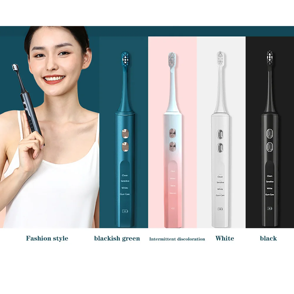 4 Gear Electric Soft Hair Toothbrush Ultrasonic Adult Induction Charge UV Disinfection Magnetic Levitation Sonic IPX7 Waterproof
4 Gear Electric Soft Hair Toothbrush Ultrasonic Adult Induction Charge UV Disinfection Magnetic Levitation Sonic IPX7 Waterproof