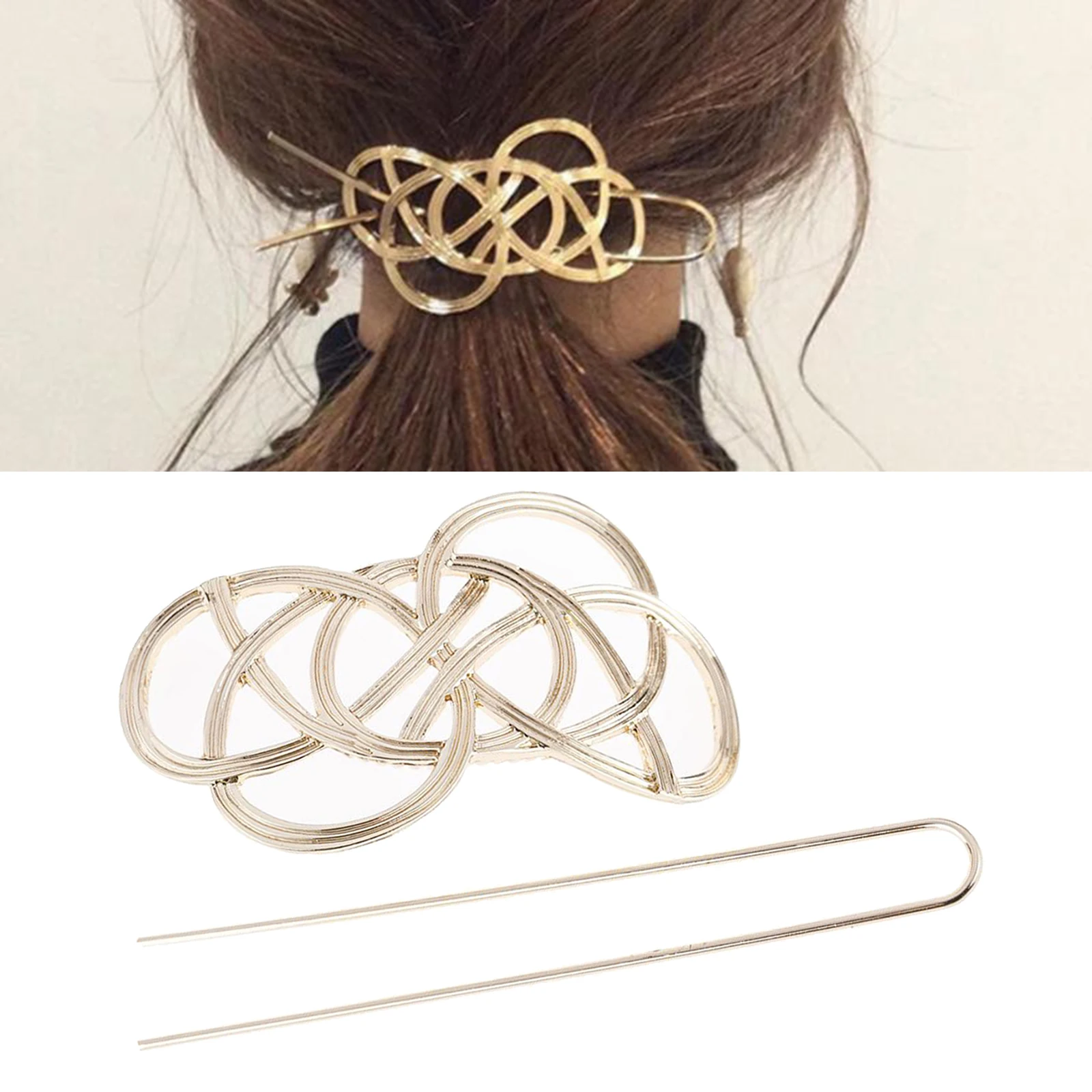 Metal Hair Stick Knot Hair Chopstick Updo Decorative Pins for Girl Women Long Hair
Metal Hair Stick Knot Hair Chopstick Updo Decorative Pins for Girl Women Long Hair