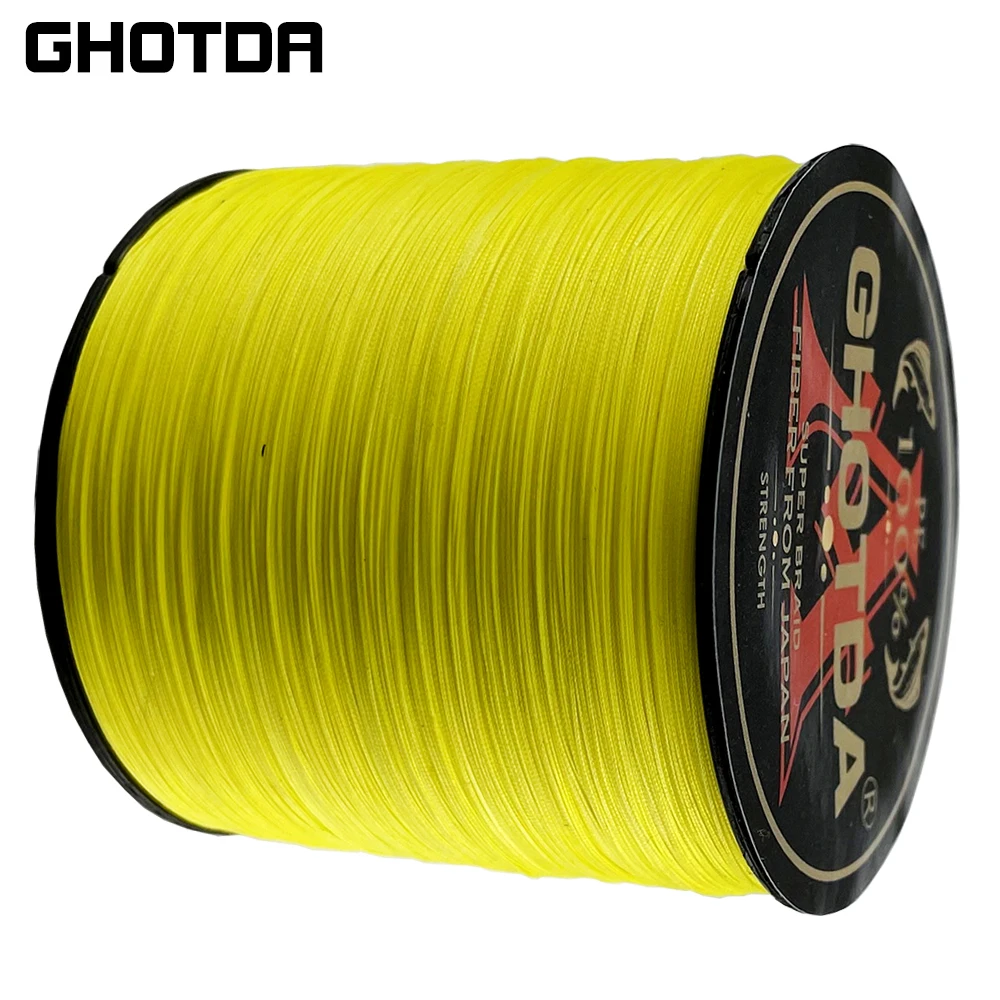 

GHOTDA 12 Strands Braided Fishing Line 500M 300M Diameter:0.16mm-0.62mm,25-135lb Japan PE Floating Line