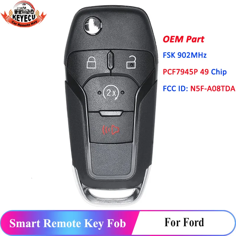 KEYECU OEM N5F-A08TDA удаленное FSK 902 МГц PCF7945P/HITAG 49 чип для Ford F150 F250 F350 F450 F550 2015 16, 17, 18, 19, 2020
KEYECU OEM N5F-A08TDA удаленное FSK 902 МГц PCF7945P/HITAG 49 чип для Ford F150 F250 F350 F450 F550 2015 16, 17, 18, 19, 2020