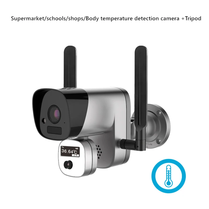 1080P Digital Screen Smart Body Temperature Measurement Infrared Thermal Imager Camera Fever High Temperature Alarm With Tripod 
1080P Digital Screen Smart Body Temperature Measurement Infrared Thermal Imager Camera Fever High Temperature Alarm With Tripod