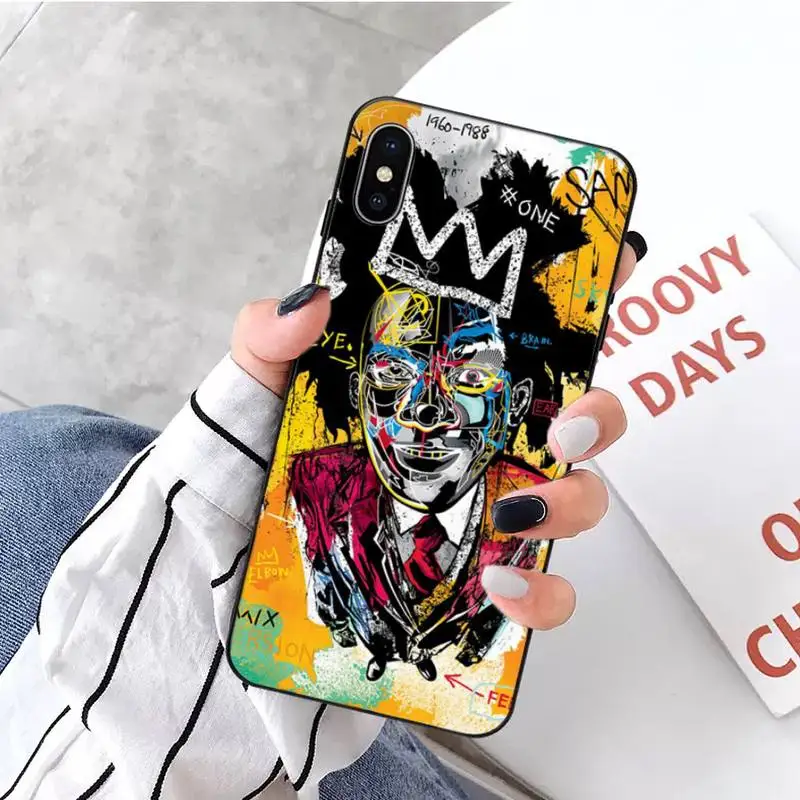 Jean Michel Basquiat Art Graffiti pattern Phone Case For iphone 5 5s 5c se 6 6s 7 8 plus x xs xr 11 pro max Anti-fall capa
Jean Michel Basquiat Art Graffiti pattern Phone Case For iphone 5 5s 5c se 6 6s 7 8 plus x xs xr 11 pro max Anti-fall capa