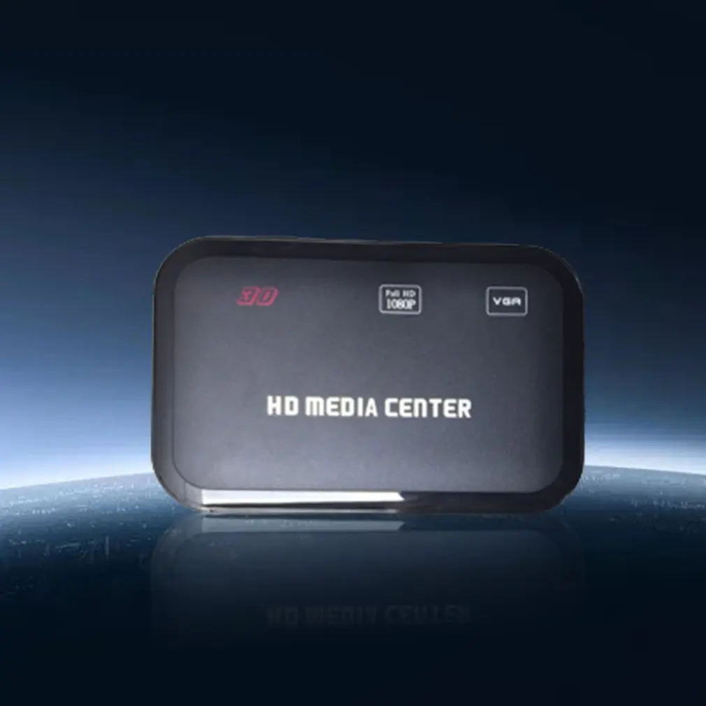 Плеер 5 шт./компл. 1080P Full HD 3D медиаплеер HDD HDMI-совместимый центр с
