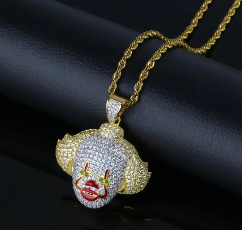 New Trend Personality Hip Hop Clown Pendant Necklace Men Casual Street Rock Party Jewelry Accessories
New Trend Personality Hip Hop Clown Pendant Necklace Men Casual Street Rock Party Jewelry Accessories