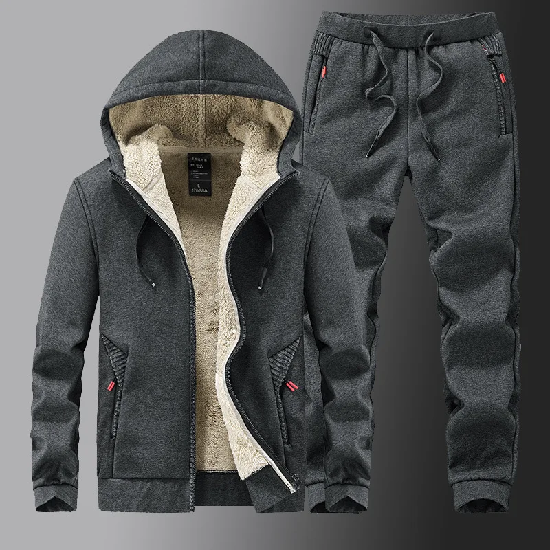 Warm Men Set Winter 2021 Clothes Plus Size Jacket Casual Sportswear Straight Pants Mens 2 Piece Track Suit Oversize Male
Warm Men Set Winter 2021 Clothes Plus Size Jacket Casual Sportswear Straight Pants Mens 2 Piece Track Suit Oversize Male
