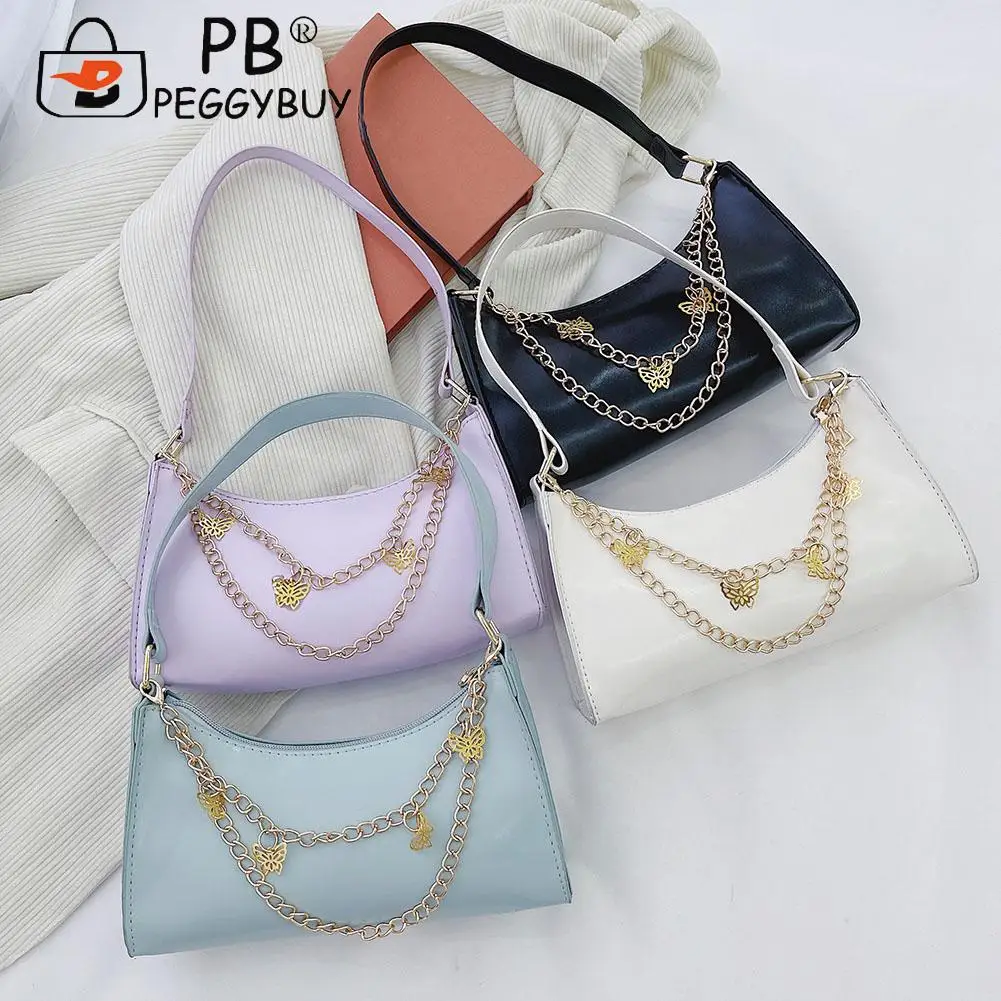 Vintage Women Alligator Pattern Shoulder Underarm Purse Casual PU Leather Pure Color Zipper Bag Fashion Butterfly Chain Handbags
Vintage Women Alligator Pattern Shoulder Underarm Purse Casual PU Leather Pure Color Zipper Bag Fashion Butterfly Chain Handbags