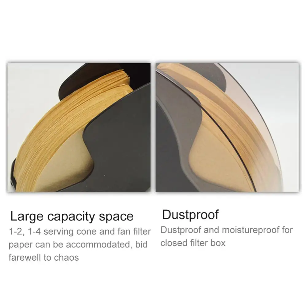 Hot Sales Dust-proof Acrylic Hand-drip Coffee Filter Paper Storage Container Holder Rack
Hot Sales Dust-proof Acrylic Hand-drip Coffee Filter Paper Storage Container Holder Rack