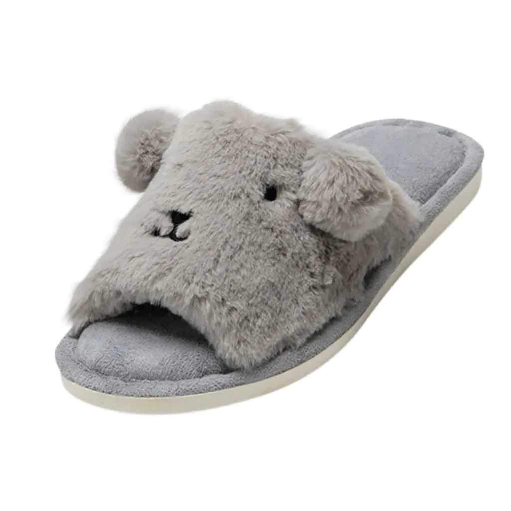 Slippers Spring Autumn Winter Home Cartoon Bear Ear Cotton Plush Slippers Women Indoor Floor Bedroom Warm Slippers Flat Shoes@8
Slippers Spring Autumn Winter Home Cartoon Bear Ear Cotton Plush Slippers Women Indoor Floor Bedroom Warm Slippers Flat Shoes@8
