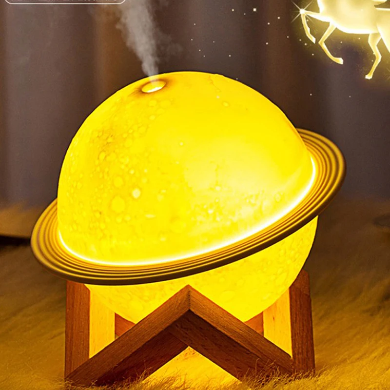 1pc 200ml Humidifier Planet humidifier with light household aroma diffuser night light silicone base 3 modes touch Switch
1pc 200ml Humidifier Planet humidifier with light household aroma diffuser night light silicone base 3 modes touch Switch